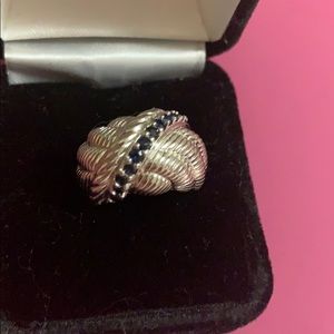 Silver Judith Ripka ring